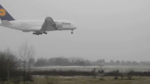 Airbus A380 w Warszawie [HD] Lotnisko Chopina (Okęcie) [EPWA] Lądowanie 19.03.2011.MOV