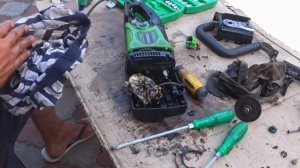 НЕТ ПОДАЧИ МАСЛА НА ЦЕПЬ ЭЛЕКТРОПИЛЫ  \\\ ЗАМЕНА МАСЛОНАСОСА ЭЛЕКТРОПИЛЫ FORESTA