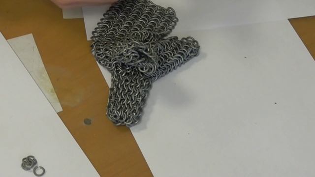 Кольчуга. Как сделать кольчугу? Кольчужная перчатка - часть 2