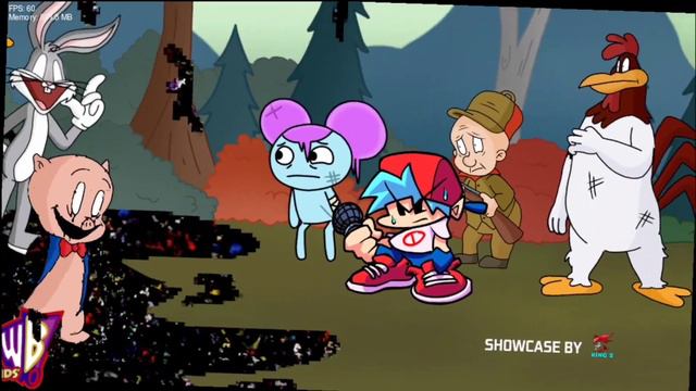 Friday Night Funkin' New VS Pibby Bugs Bunny - Pibby Cartoons Glitch V1 | Pibby X FNF Mod смотреть онлайн