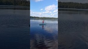 Озеро Белое Костуя первый заплыв