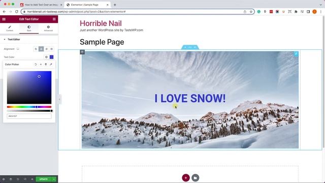 How to Add Text Over an Image in Elementor in Four Different Ways смотреть онлайн