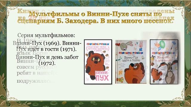 Литературное путешествие на именины книги Алана Милна «Винни-Пух». Библиотека-филиал № 7 смотреть онлайн