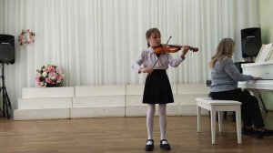 Русская народная песня“ Как под горкой, под горой“(1класс)