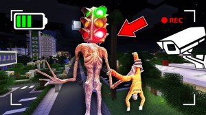 СЛЕЖУ ЗА СВЕТОФОРОГОЛОВЫМ ПО КАМЕРАМ В МАЙНКРАФТ ! SCP TRAFFIC LIGHT HEAD MINECRAFT