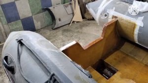 Риб своими руками,из старой лодки ПВХ. Часть 8