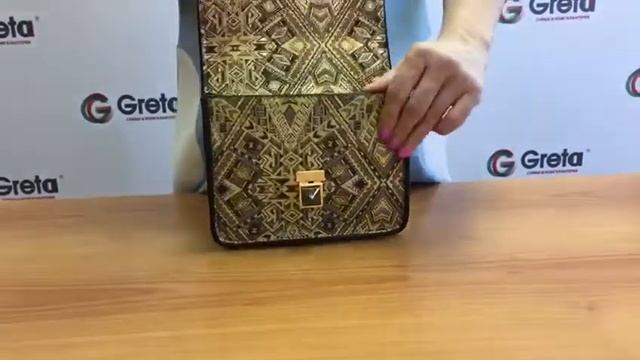 Сумки оптом - cross-body из искусственной кожи с орнаментом A052MJ5 смотреть онлайн