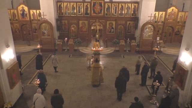 Неделя 25-я по Пятидесятнице. Свт. Иоанна Златоустого. Всенощное бдение. смотреть онлайн