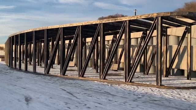 Новая Набережная зимой. Мы приехали погулять. Куда сходить в Уфе. Достопримечательности и прогулки. смотреть онлайн