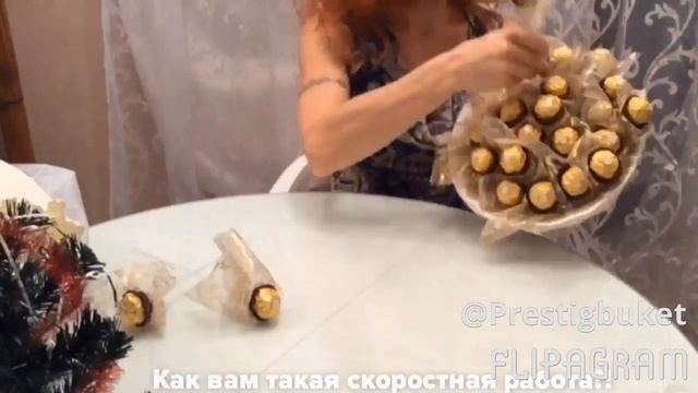 Букеты из конфет Мастер класс смотреть онлайн