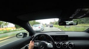 Mercedes A Class 180d - POV in Brussels - Test Drive