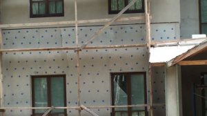 Дом утепление пенопластом, облицовка клинкерной плиткой и декоративной штукатуркой