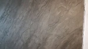 Фактурная штукатурка под камень. Акцентная стена.
