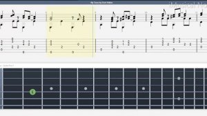 Guitar TAB (Chet Atkins) My Town | (1924-2001) Tutorial / Sheet / Lesson #iMn