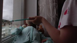 Vlog/Алёна заболела/шли к доктору