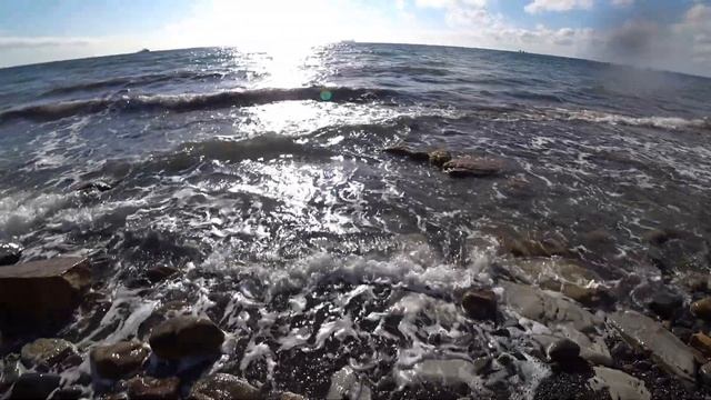 Южная Озереевка. Море, пляж, аномальная погода. (Папа Может)