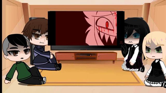 реакция однокласников Антона на песню insane про Аластора/Антон=Аластор\поняли? смотреть онлайн