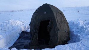 НОЧЕВКА ЗИМОЙ В -47 °С. ПАЛАТКА МФП-3. Респ.Коми, г.Воркута, зима 2020-2021 г.г.