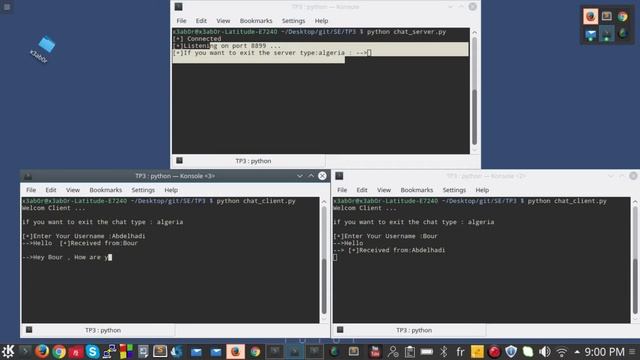 Chat Application - Socket & Thread смотреть онлайн
