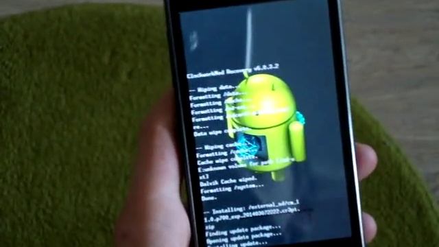 Установка Android 4.4.2 KITKAT для LG P705 (L7) смотреть онлайн