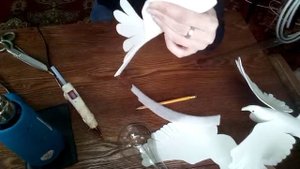 Голубь из изолона