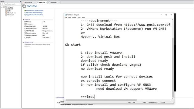 Install GNS3, VM GNS3, Mikrotik with GNS3 смотреть онлайн