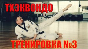 Тхэквондо. Тренировка №3. Школа боевых искусств Демида Момота. Тренер - Евгений Леонов.