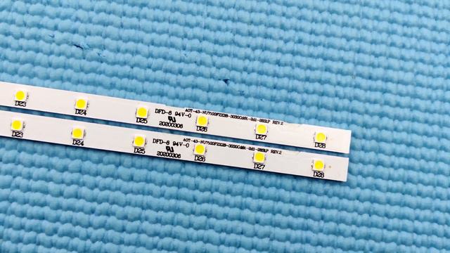 LED подсветка AOT 43 NU7100F для телевизоров SAMSUNG 43" смотреть онлайн