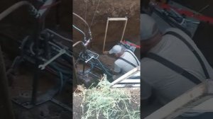 ГНБ. Самодельная мини установка горизонтального бурения. Гидравлика энд Мускул ! ГНБшу.