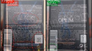 Fake vs Real Yves Saint Laurent Black Opium Intense Perfume