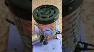 Портативный обогреватель для палатки.