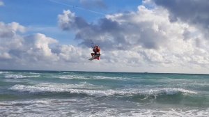 Кайт Майями Бич.  Kite serf in  Miami beach