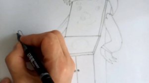 How to draw Moidodyr. Как нарисовать Мойдодыра.