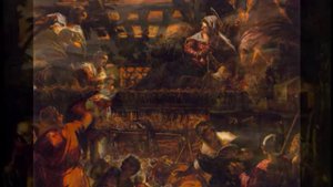 ЯКОПО ТИНТОРЕТТО. “Омовение ног“. Библейский сюжет