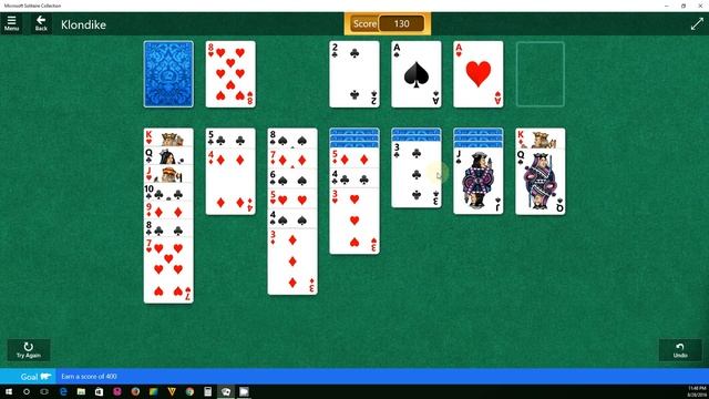 Klondike - Medium I - level 7 - Star Club - Microsoft Solitaire Collection смотреть онлайн