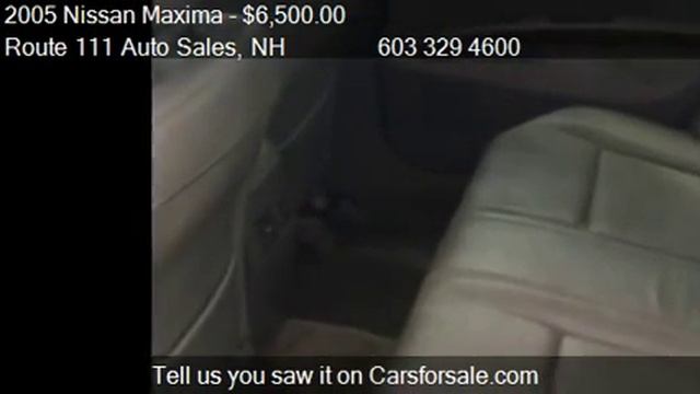 2005 Nissan Maxima SL - for sale in Hampstead NH 03841