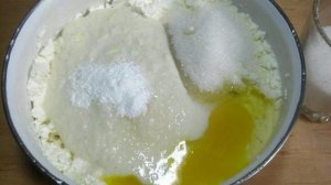 Творожная запеканка с манкой и сметаной