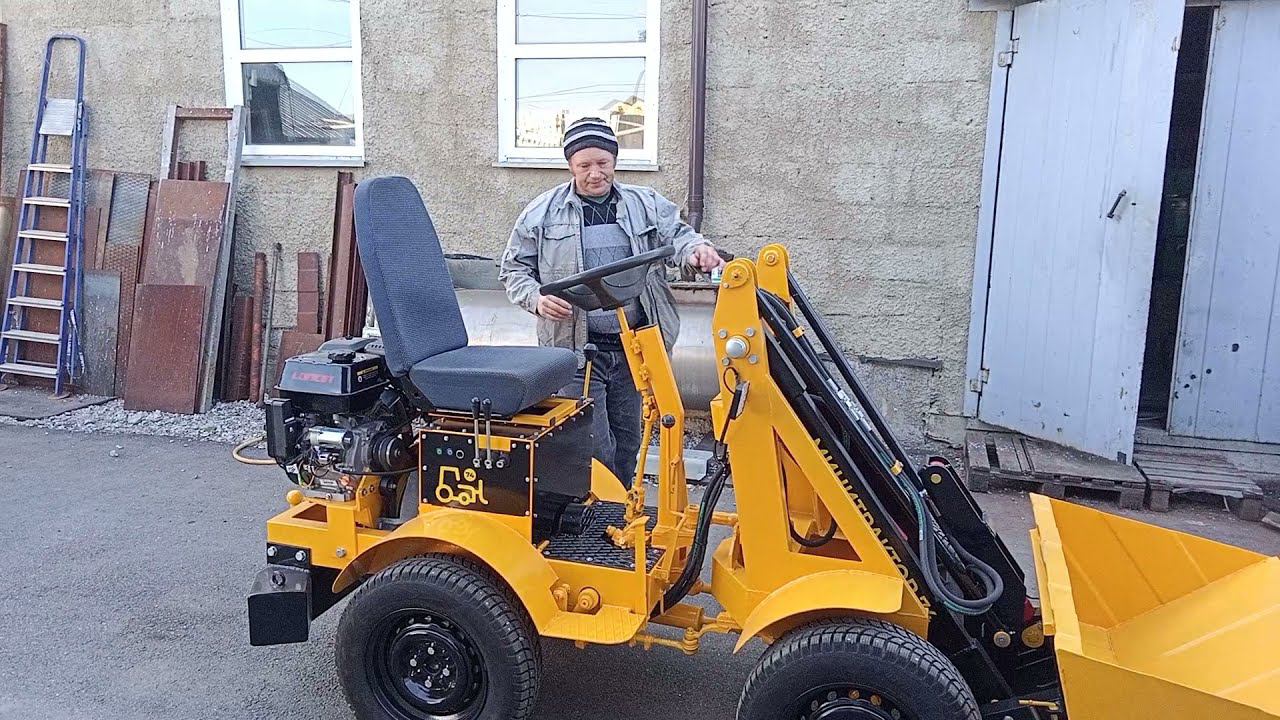 Отправка и выгрузка ДВУХ МИНИ ПОГРУЗЧИКОВ смотреть онлайн