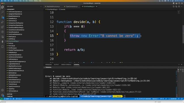 JavaScript Error Handling: Mastering try catch finally Practical Examples - Hindi