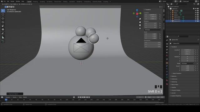 Создание фона для объекта в Blender 3.3. Blender для начинающих