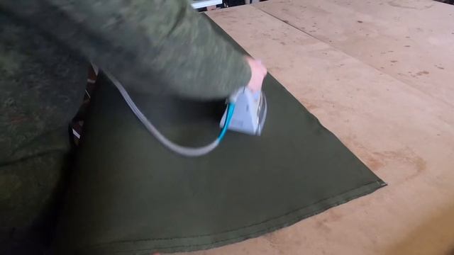 Подготовка ткани для тента Газ 69 смотреть онлайн