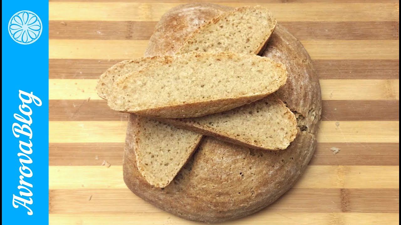 Пшеничный хлеб на закваске с овсяными отрубями