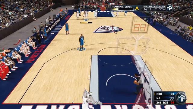 NBA 2K11 Key Game Live Commentary - Full Game Nets vs Thunder [2/3] смотреть онлайн