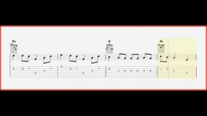 Easy Guitar Melodies - Learn to play Lambada with onscreen TABS & CHORDS