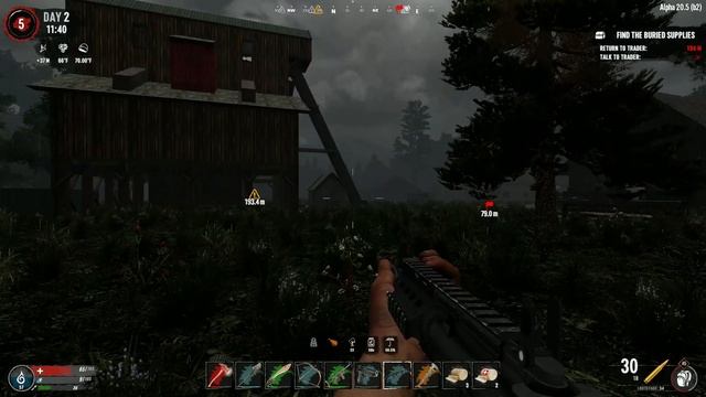 7 Days to Die Back to Origins Ep 2: Dogs, Digging and a BS Book Store смотреть онлайн