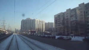 Трамвай Санкт-Петербурга 238: ЛВС-97К б.5081 по №55 (07.02.12)