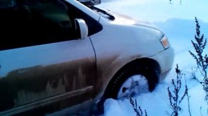 Mazda MPV 4WDпротив сугробов!! Mazda MPV vs 4WD drifts!!