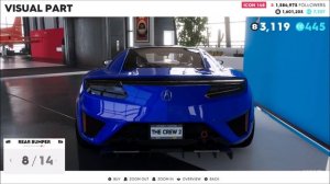 The Crew 2 - Acura NSX 2017 - Customize | Tuning Car (PC HD) [1080p60FPS]