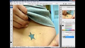 Adobe Photoshop Tutorial - How to remove tatoos or dirt! [ HD ] [ eng ]