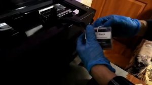 Плоттер HP DesingJet T120: установка СНПЧ